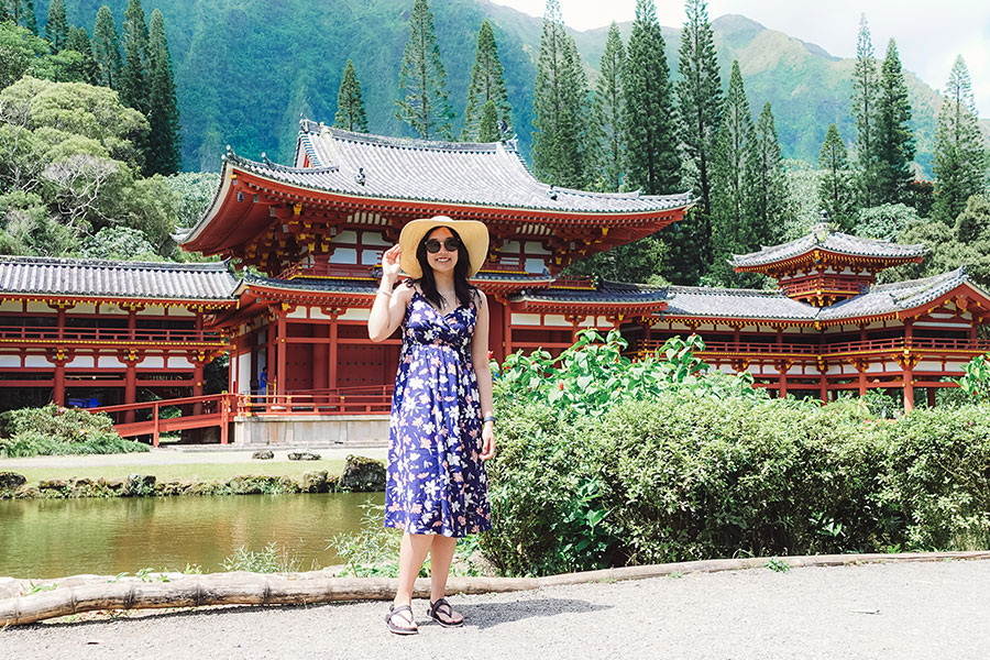Calm Your Mind and Soothe Your Soul at this Blissful Oasis at the Byodo-In Temple in Kaneohe, Hawaii